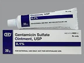 gentamicin-sigma 0.1% topical oint. 15 gm