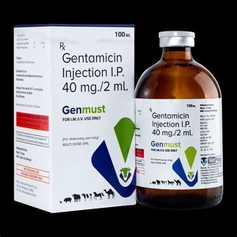 gentamicin-sigma 40mg/ml 3 amp. for i.m/i.v