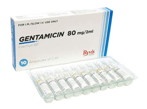 سعر دواء gentamicin sulphate-cid 80 mg 3 amp.