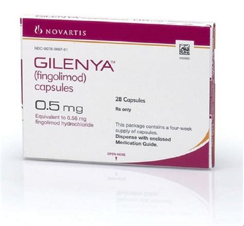 gilenya 0.5mg 28 caps