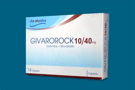 سعر دواء givarorock 10/40 mg 14 tab.