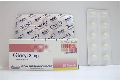 glaryl 2 mg 30 tabs.