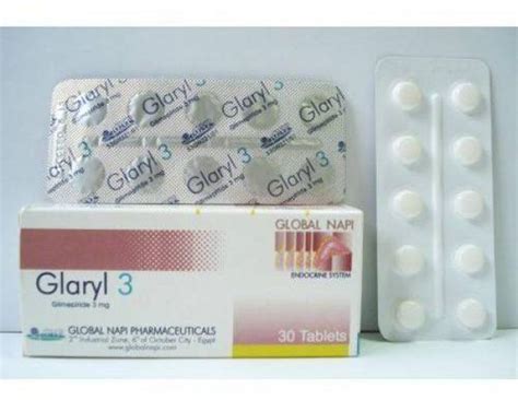 glaryl 3 mg 30 tab.