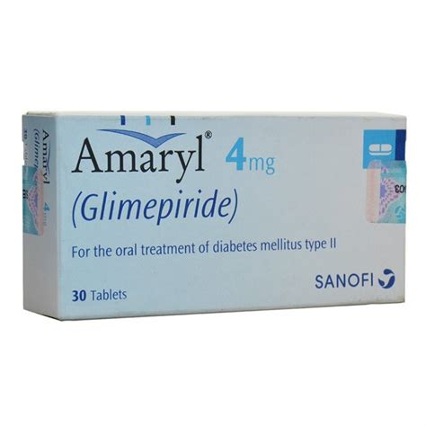 سعر دواء glaryl 4mg 30 tab.