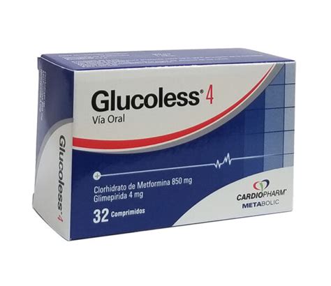 glucoless 4mg 20 tabs.