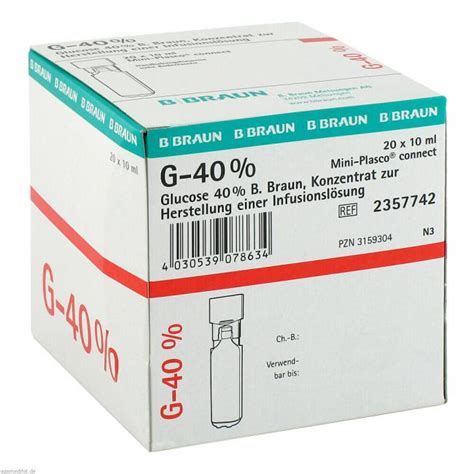 glucose 40% w/v (25ml) i.v inf.