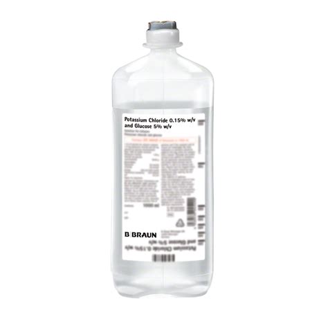 glucose 5% + potassium chloride 0.3% i.v. inf.