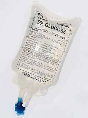 glucose 5% w/v (1000ml) i.v. infusion