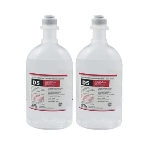 glucose 5% w/v (500ml) for inj (rubber cap)