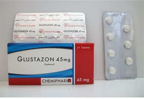 سعر دواء glustazon 45mg 21 tab.