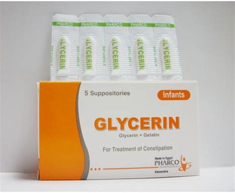 سعر دواء glycerin infantile 5 supp. (pharco)