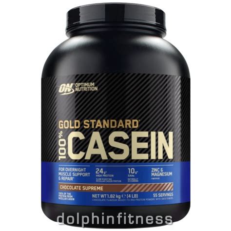 gold standard 100% casein 1.82 kg