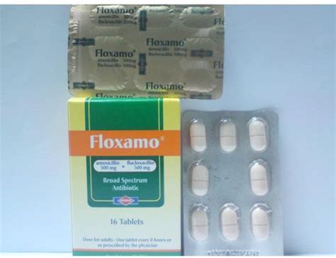 gramoflux 500/500 mg 16 f.c. tabs.