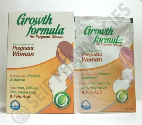 سعر دواء growth formula pregnant woman 10 sachets 250 gm