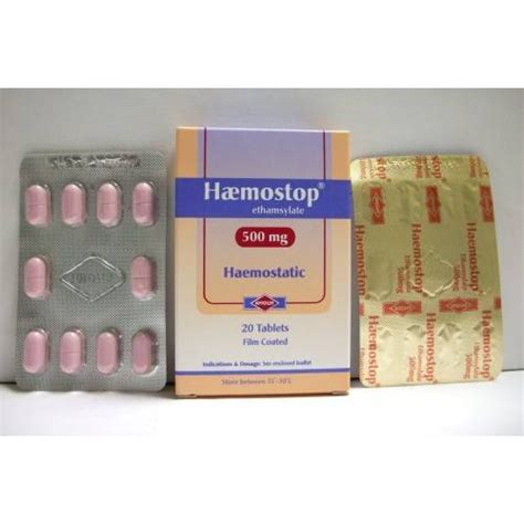 haemostop 500mg 20 f.c.tab.