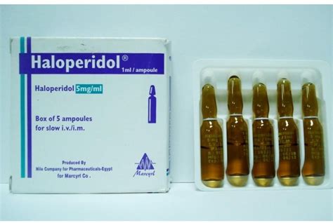 haloperidol 5mg/ml i.m./i.v. 5 amp.