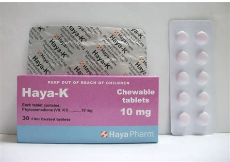 سعر دواء haya-k 10mg 30 chewable f.c.tab.