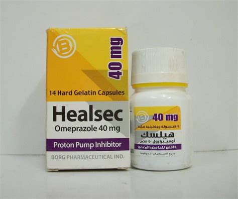 healsec 40mg 14 caps.