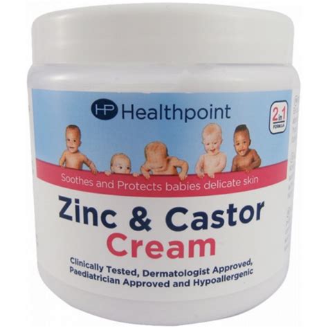 healthpoint zinc & castor cream 225 gm