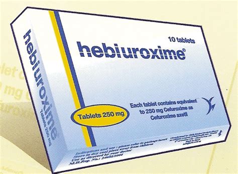 سعر دواء hebiuroxime 125mg 10 f.c.tab.