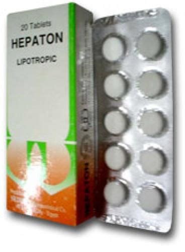 hepaton 100mg 20 tab.