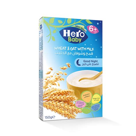 هيرو بيبي قمح مع حليب 150جم