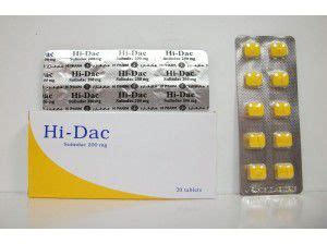 hi-dac 200mg 20 tab.