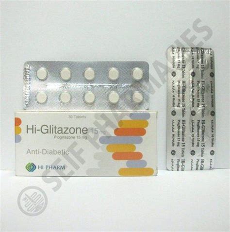 سعر دواء hi-glitazone 15mg 30 tab.