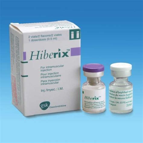 hiberix vaccine vial and prefilled syringe