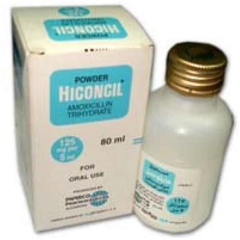 hiconcil 125mg/5ml susp. 80ml