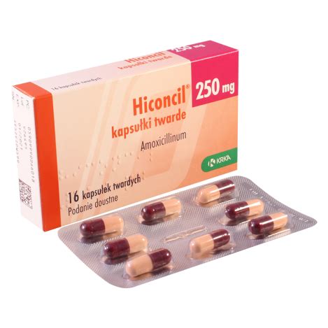 hiconcil 250mg 12caps.