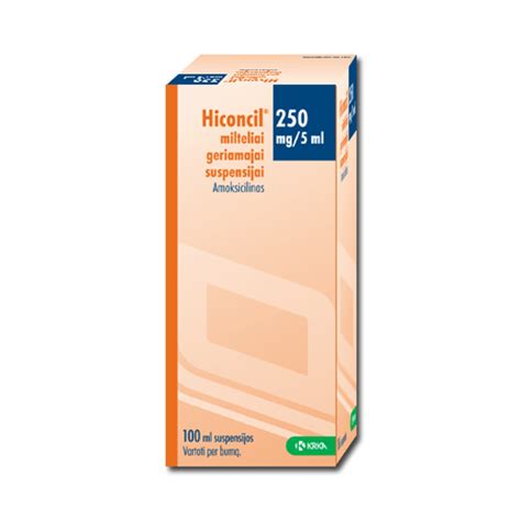 hiconcil 250mg/5ml susp. 60ml