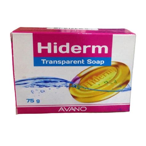 hiderm transparent soap 75 gm
