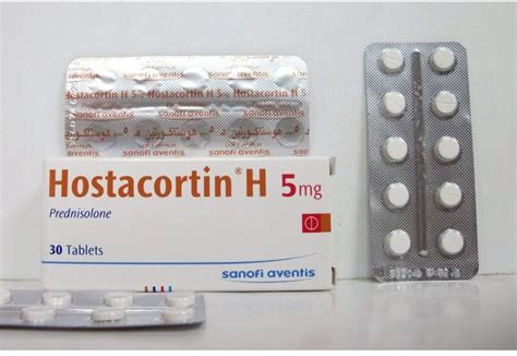 hostacortin 5mg 30 tab.