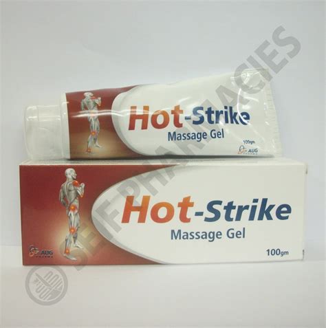 hot-strike massage gel 100 gm