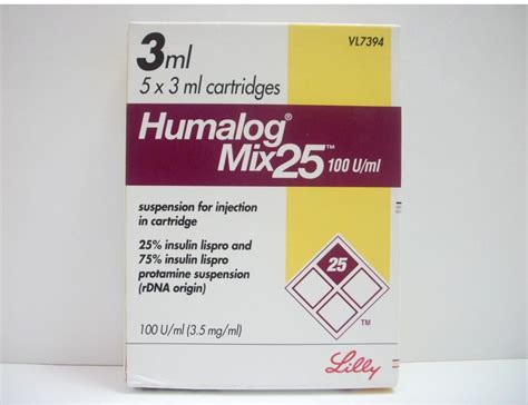 سعر دواء humalog mix 25/100 i.u./ml (5 cartridges)