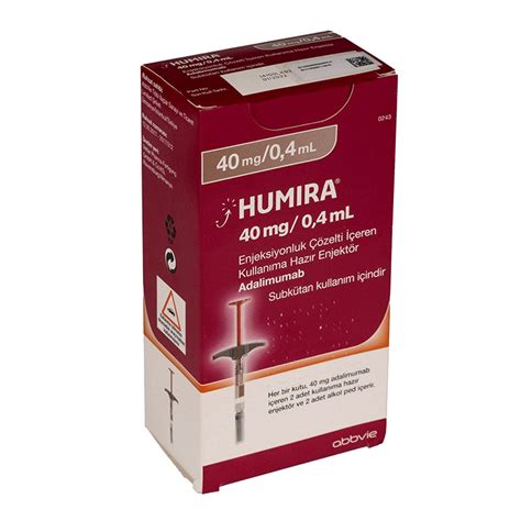 humira 40mg/0.4ml 2 prefilled syringes