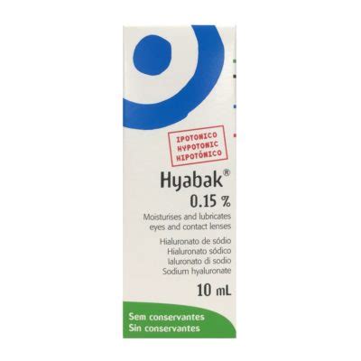 hyabak 0.15% eye drops 10 ml