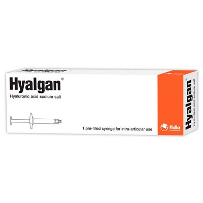 hyalgan 20mg/2ml intra-articular prefilled syringe