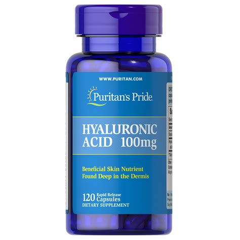 hyaluronic acid 100 mg 120 caps. (illegal import)