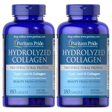 hydrolyzed collagen 1000 mg 180 caplets (illegal import)