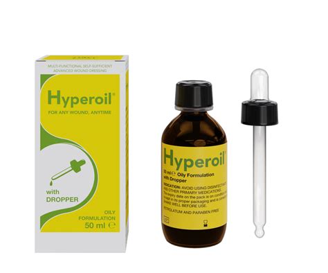 hyper oil 50 ml glass dropping bottle