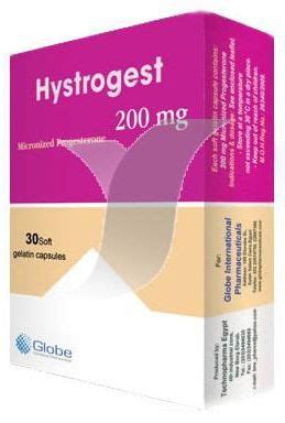 hystrogest 200mg 30 soft gelatin capsules