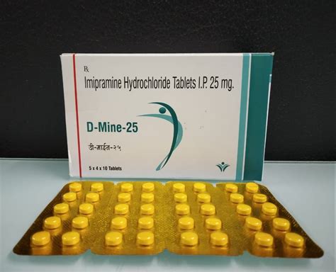 سعر دواء imipramine 25mg 50 tab.