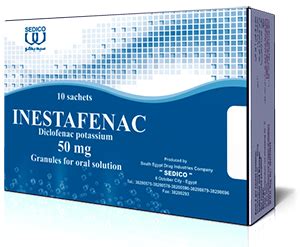 سعر دواء inestafenac 50 mg 10 sachet