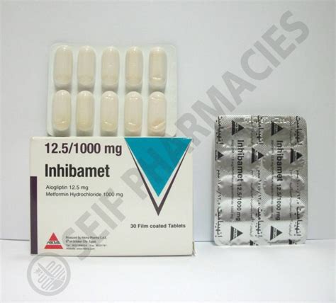 سعر دواء inhibamet 12.5/1000 mg 30 f.c. tabs.