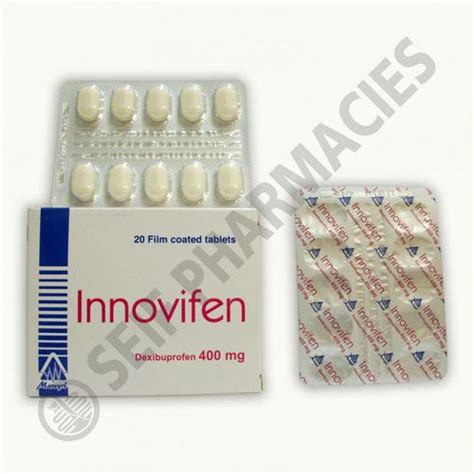 سعر دواء innovifen 400 mg 20 f.c. tabs.