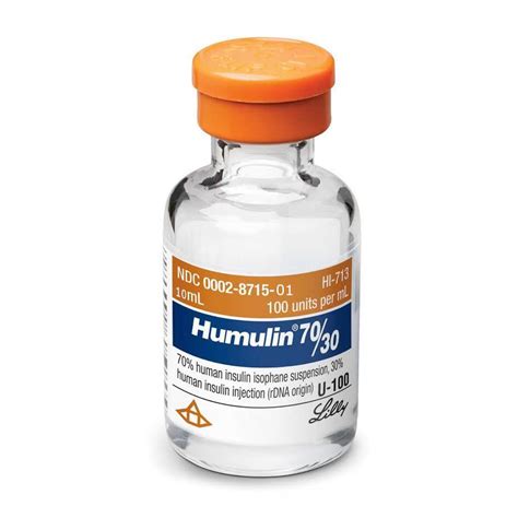 insulin h mix 70/30 i.u. vial