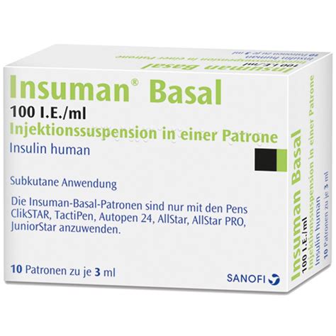 انسومان بيزال 100 وحدة دولية / مل 10 مل فيال