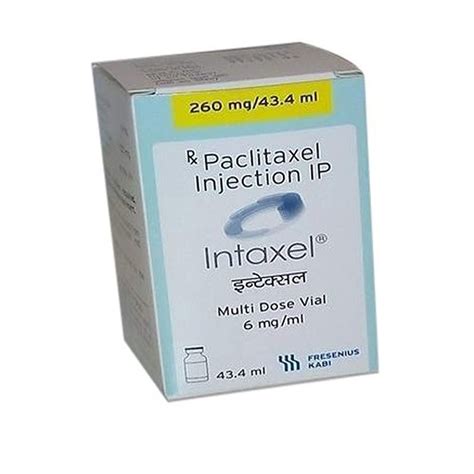 سعر دواء intaxel 6mg/ml 260mg vial